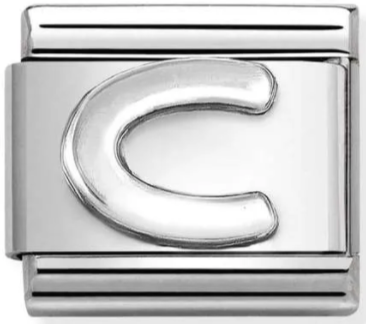 Silver - Letter C Charm