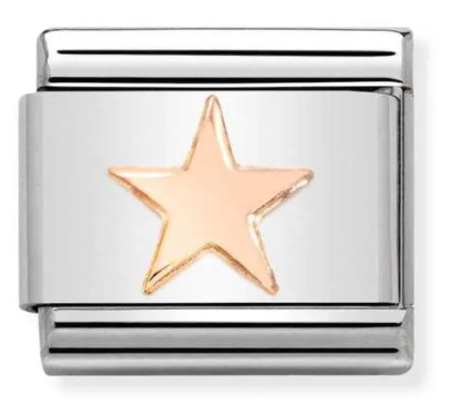 Symbol - Star Rosegold charm