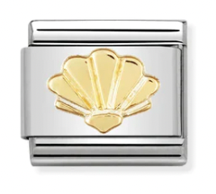 Shell Gold Charm by
