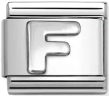 Silver - Letter F Charm