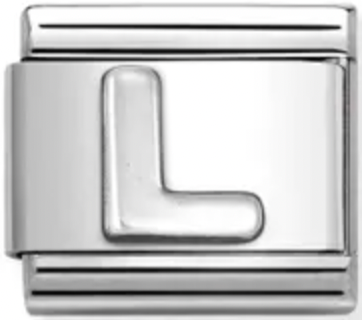Silver - Letter L Charm