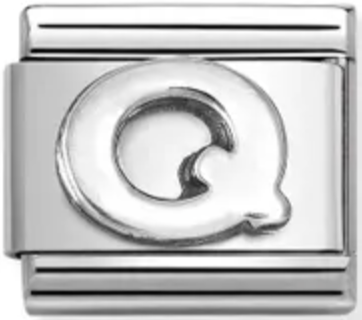 Silver - Letter Q Charm