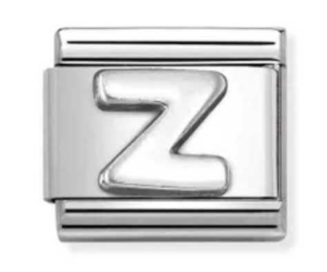 Silver Letter Z Charm