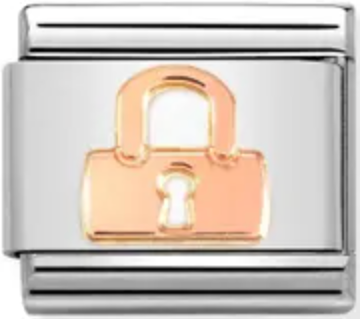 Symbols - Padlock Rosegold Charm