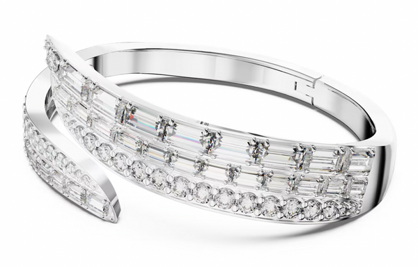 Hyperbola Silver Bangle