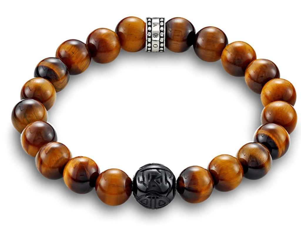 Tiger eye beaded bracelet