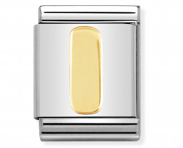 Nomination Letter I Big Gold Charm 