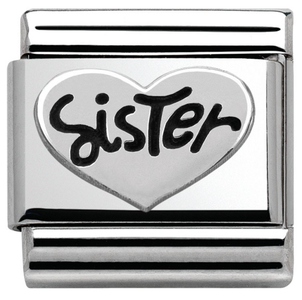 Nomination 330101/11 Sister Heart charm