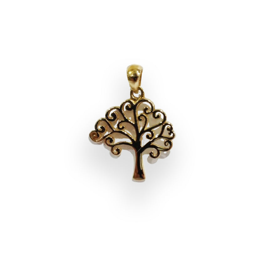 Tree of Life in Gold Pendant
