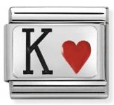 Nomination 330208 28 King of Hearts Silver Charm