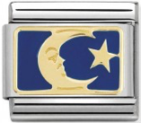 Nomination 030284 45 Moon Star Charm