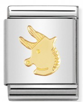 BIG Link - Taurus in Gold Charm