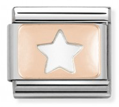 Nomination 430101 09 Rosegold Star