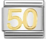 Nomination 030109/42 50th Gold Charm