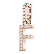 Swarovski Remix F Charm Rose Gold