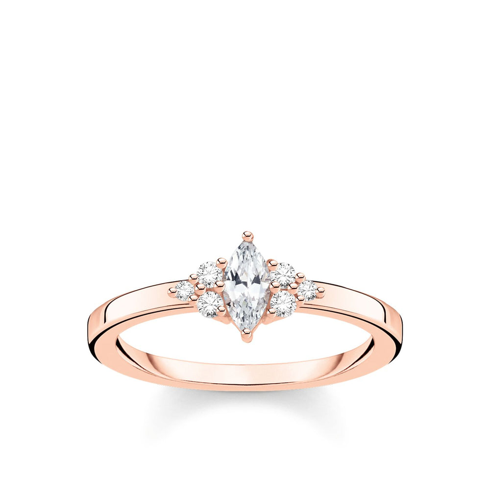 Vintage Marquise CZ Rosegold Ring