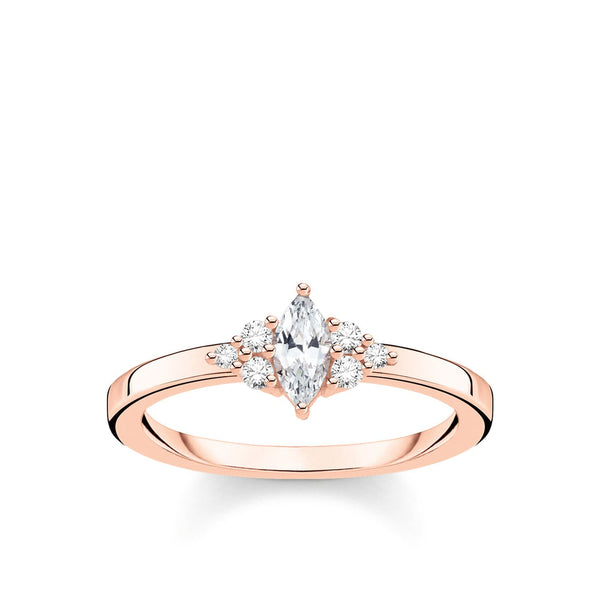 Vintage Marquise CZ Rosegold Ring