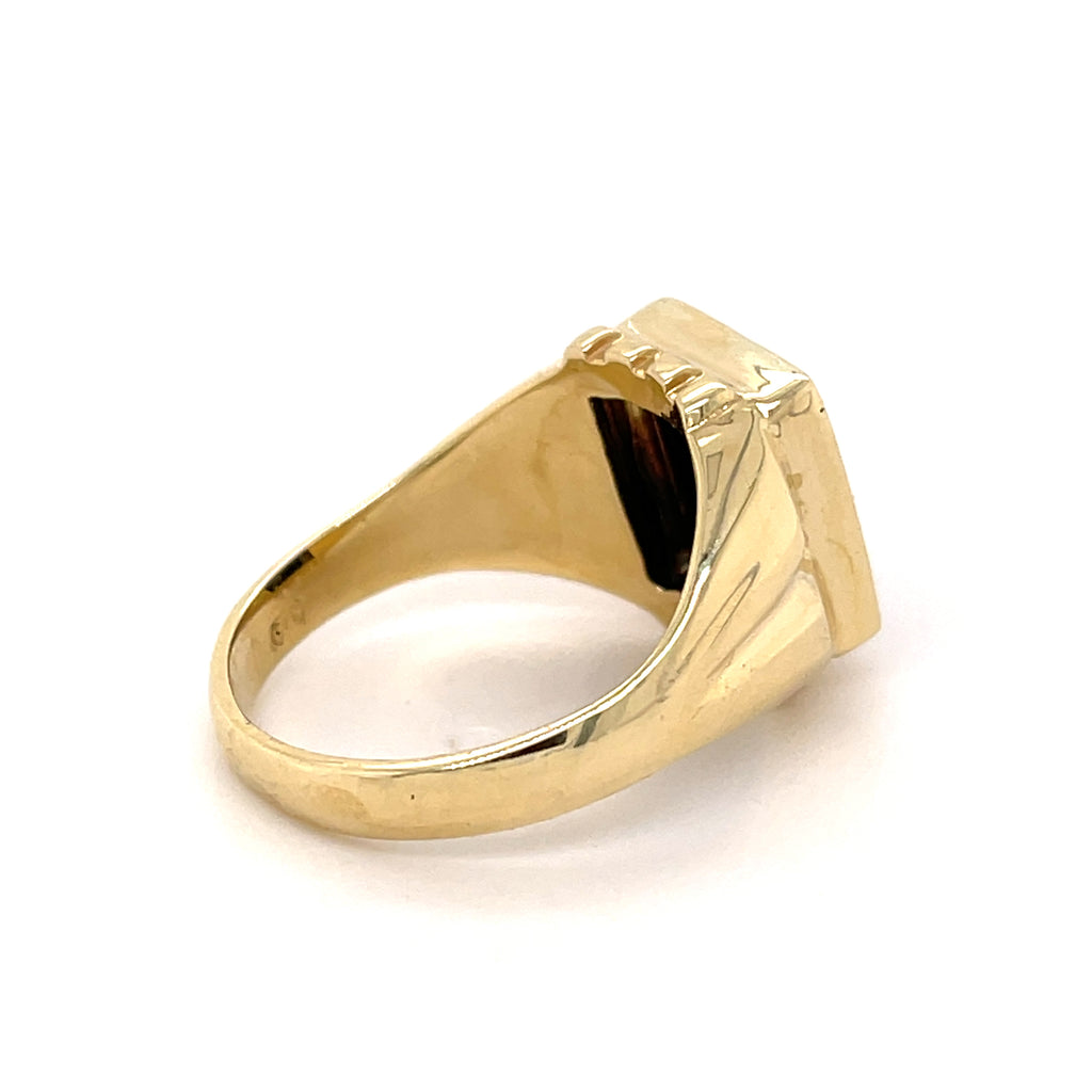 Onyx Gold Ring