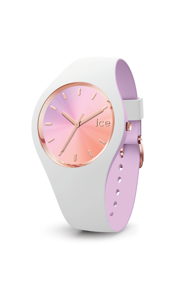 Ice Duo Chic White Orchid Watch