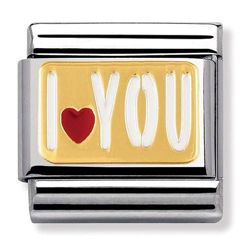 Love - I Love You Gold Charm
