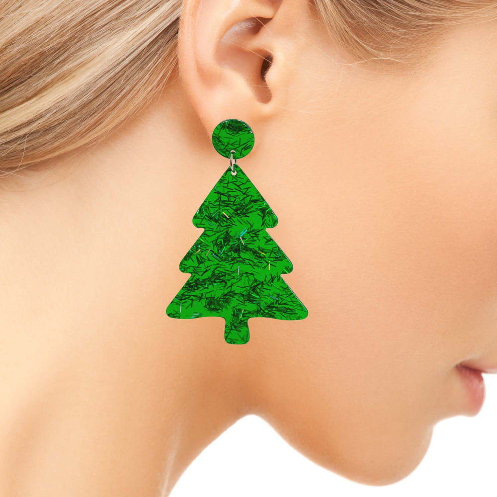 🎄Christmas Tree Earrings - 4 Colours