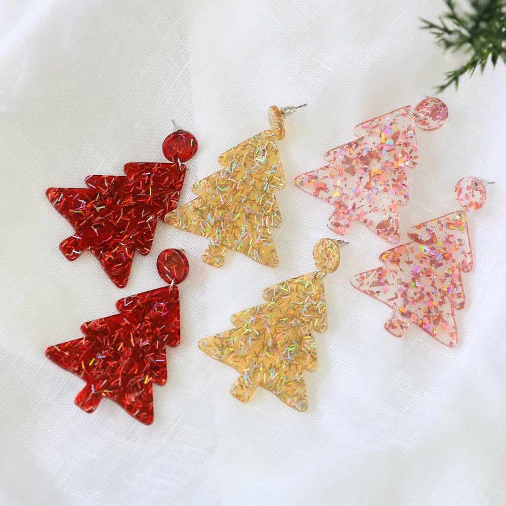 🎄Christmas Tree Earrings - 4 Colours