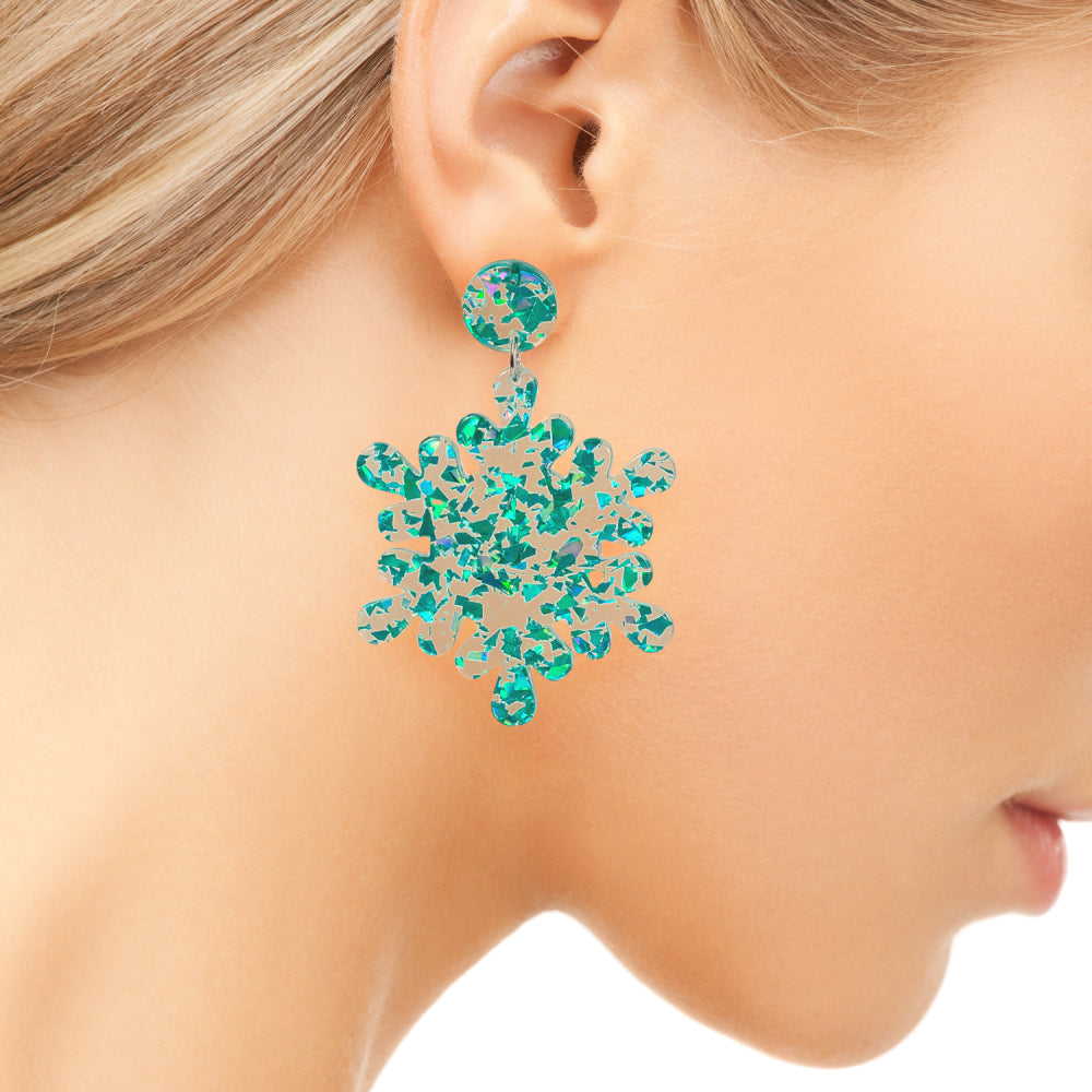 🎄Christmas Snowflake Earrings - 2 Colours
