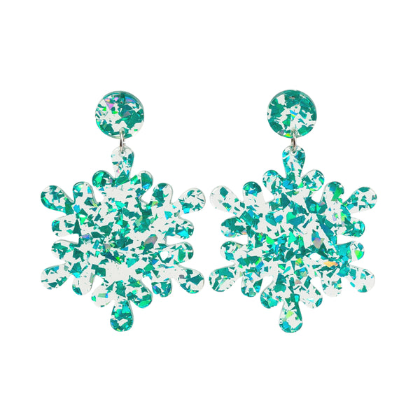 🎄Christmas Snowflake Earrings - 2 Colours