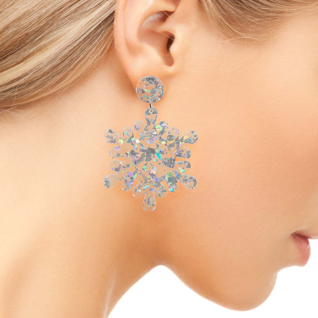 🎄Christmas Snowflake Earrings - 2 Colours