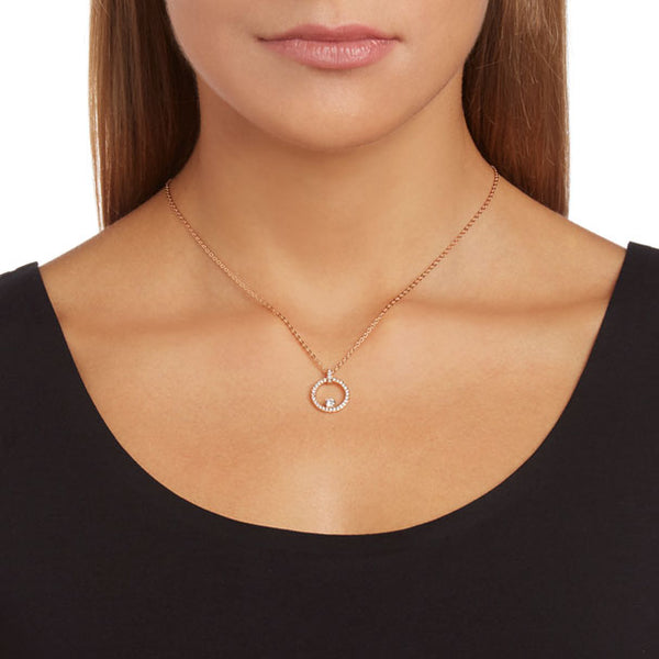 Constella / Creativity: Circle Rosegold Necklace - 2 colours