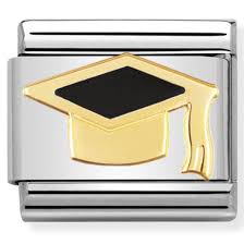Ocassions - Graduation Hat Gold Charm