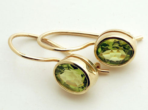 Peridot Drop Earrings