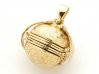 9ct Gold Photo Ball Pendant