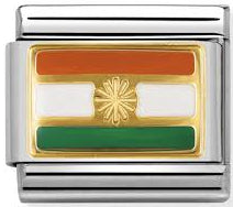 Nomination India Flag Charm