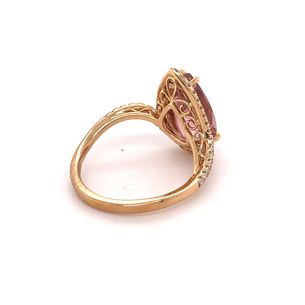 Giada Pink Tourmaline Ring