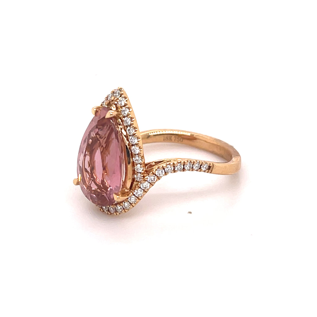 Giada Pink Tourmaline Ring