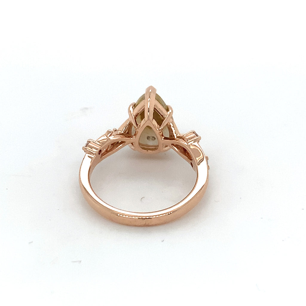 Gold Filled White Quartz Ring Forever Jewellery Online