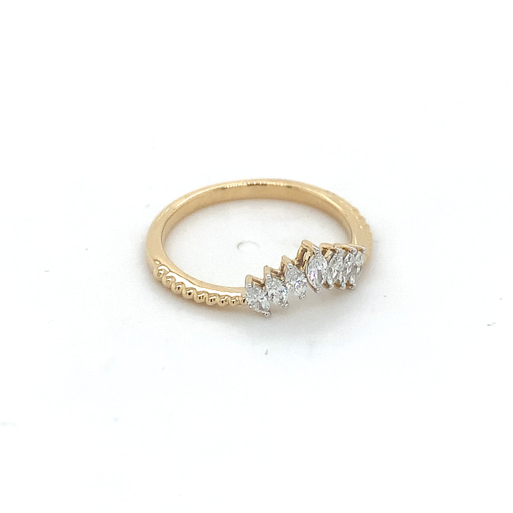 14ct Marquee Yellow Gold Ring