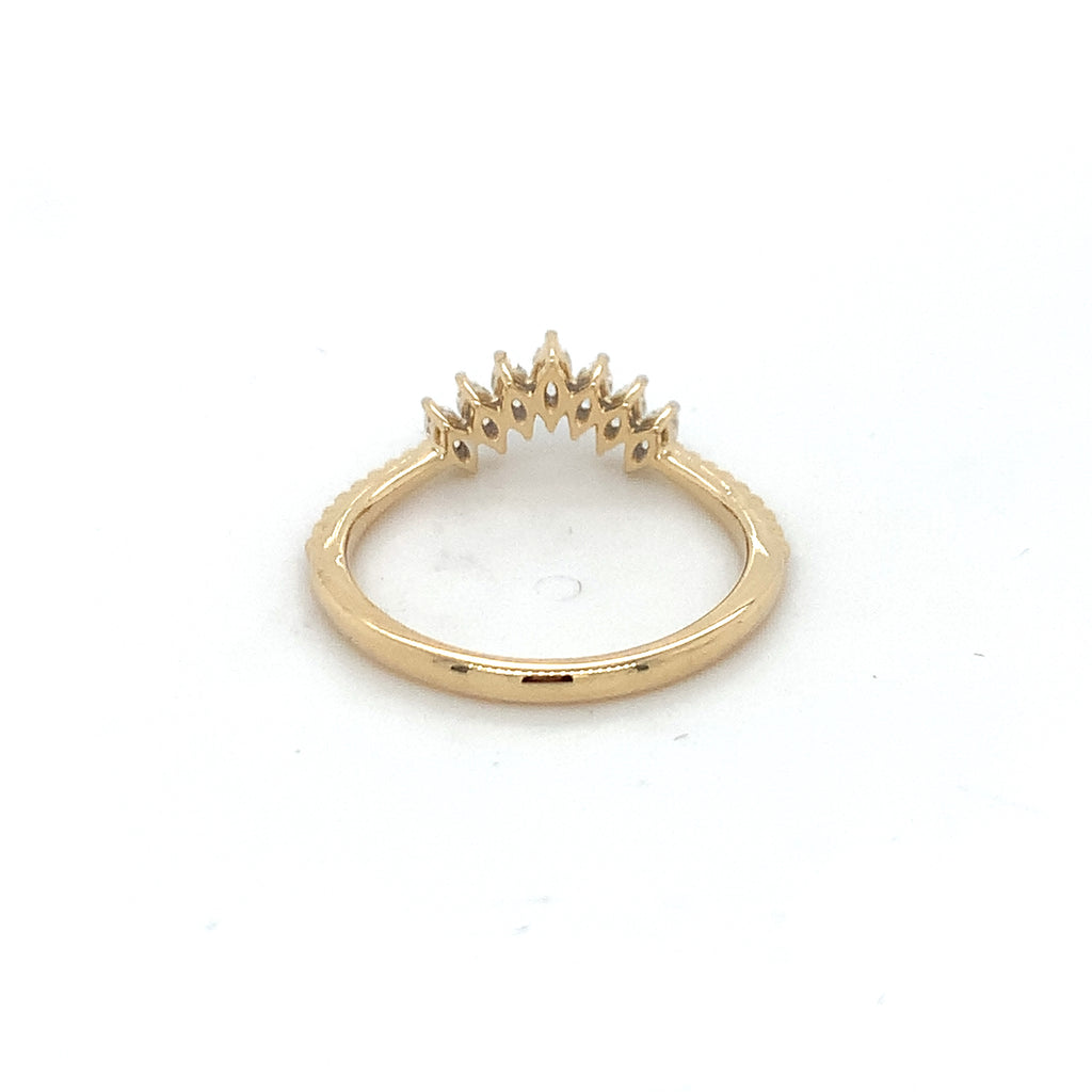 14ct Marquee Yellow Gold Ring