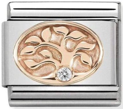 Family - Tree of Life with CZ Rosegold Charm