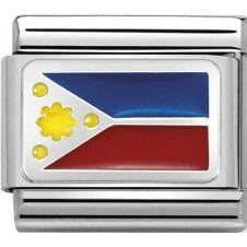 Nomination Philippines Flag Charm