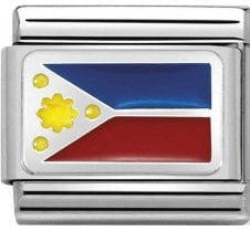 Nomination Philippines Flag Charm