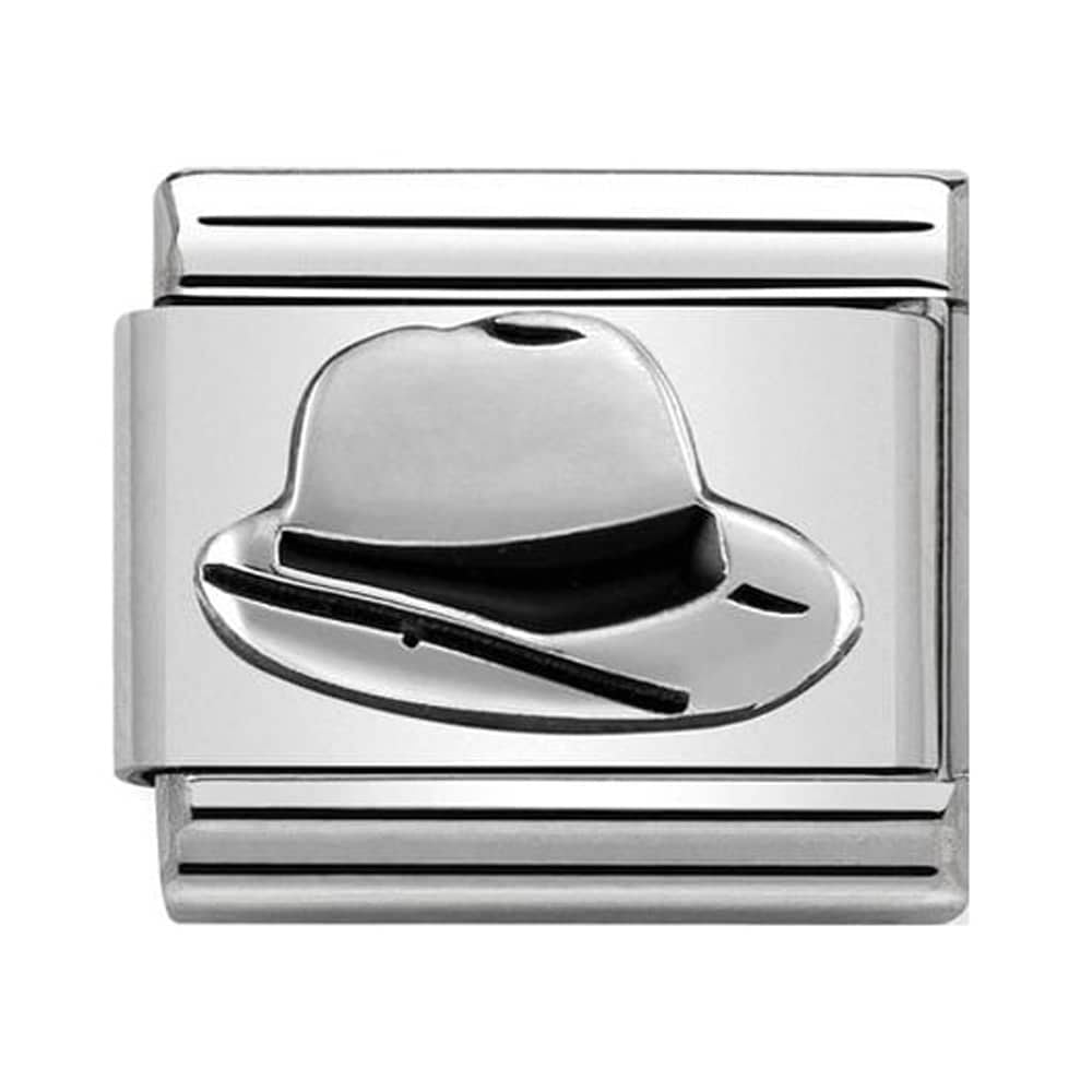 Panama Hat Silver Charm