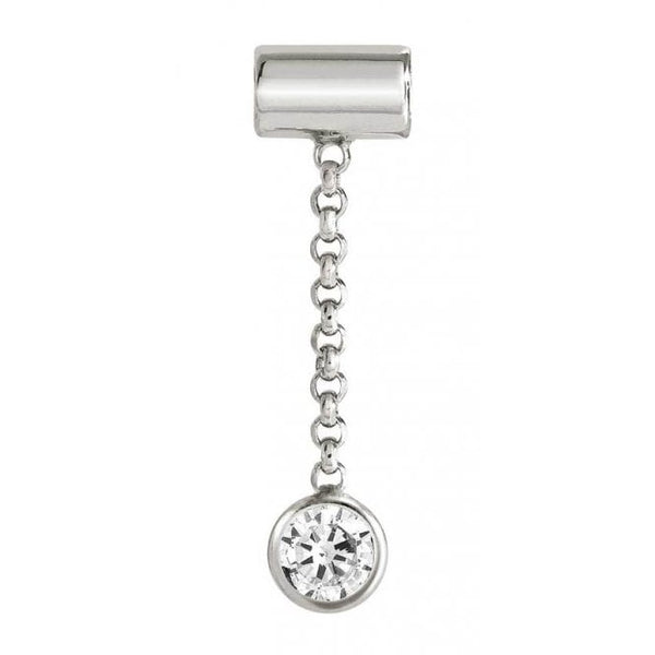 Seimia - CZ Drop Silver Pendant