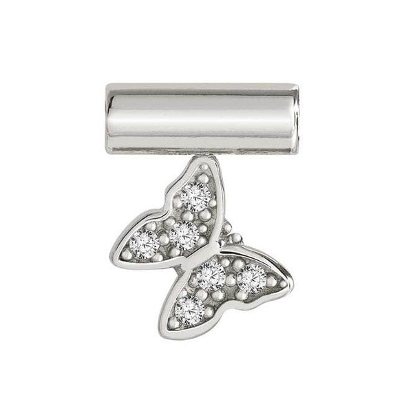 Seimia - Butterfly with CZ Silver Pendant