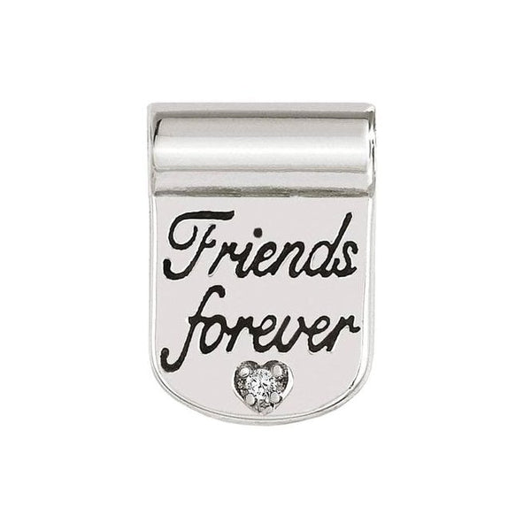 Seimia - Friends Forever with CZ Silver Pendant