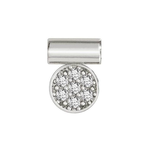 Seimia - Round with CZ Silver Pendant
