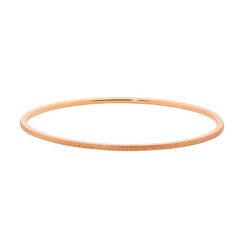 Thin Glitter Stainless Steel Bangle - 3 Colours