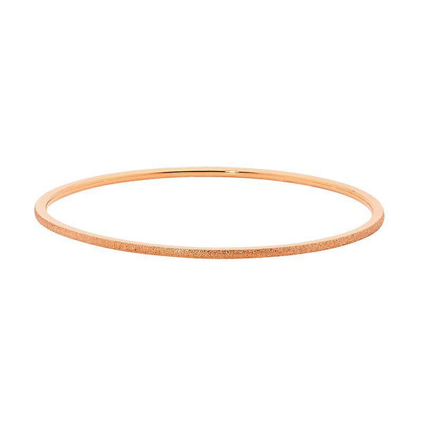 Thin Glitter Stainless Steel Bangle - 3 Colours