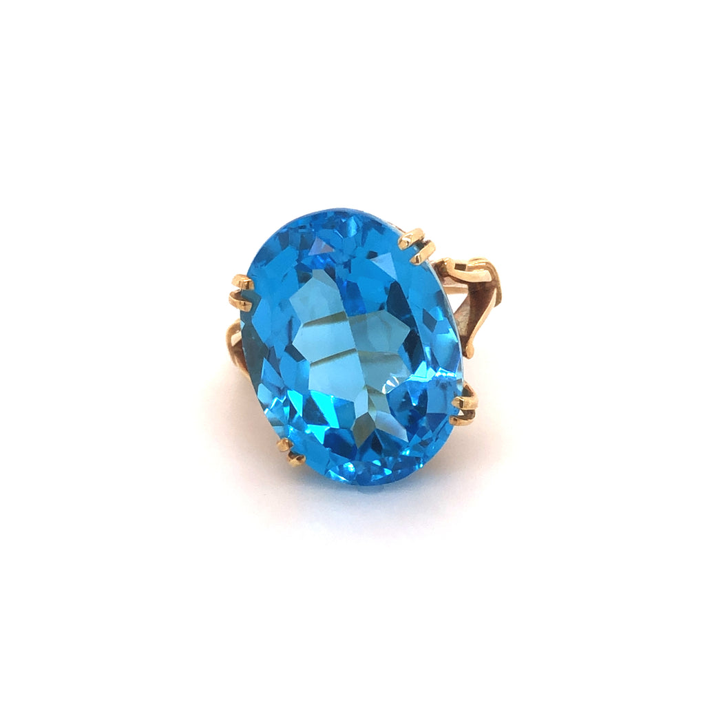 Blue Topaz Ring